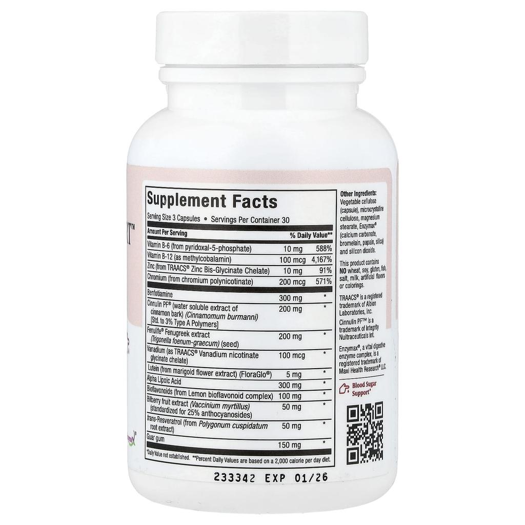 Maxi Health, Maxi Glucose Support™, 90 Capsules