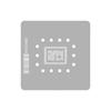 Steel Chip Repair Plate Component for Reballing Tasks, Electronics Repair Work, and Focused Chip Service Activity