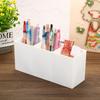 3 Compartments Cosmetic Brush Organizer Desktop Brush Organizer Desktop Cosmetic Brush Compartment Cylinder