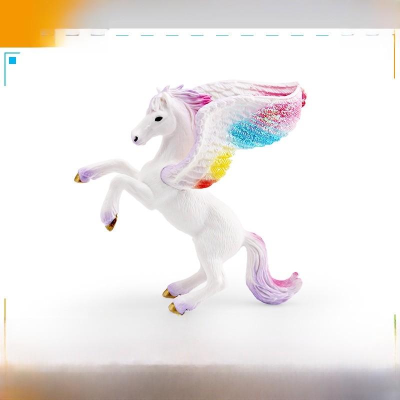 Pegasus Figurine Pvc Colorful Mythical Creature Home Decor Gift For Childrens Bedroom