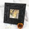 High Quality Custom Modern Handmade Eco-Friendly Solid Wood Photo Frame Classic Black Art Carve for Wall Hanging Decor