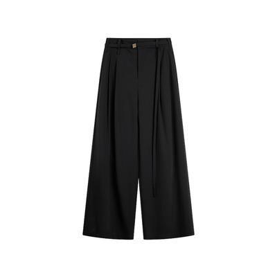 French Loose Versatile Straight Leg Trousers Casual Pants Women Bottoms L8WKW001