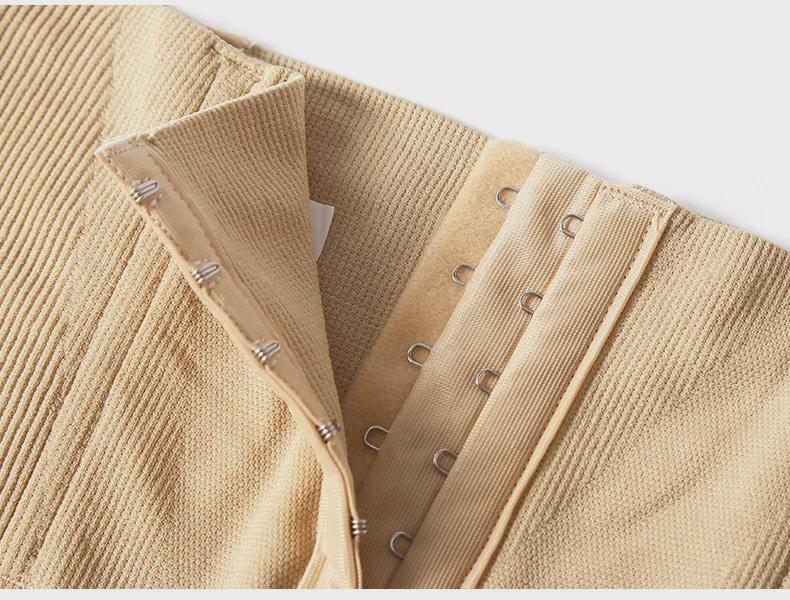 Postpartale High-Waist Bauchweg-Hose: Nahtlose, verstellbare, körperformende Strumpfhosen für Damen mit Knopfverschluss