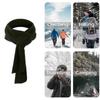 Unisex Long Fleece Scarf Lightweight Neck Warmer