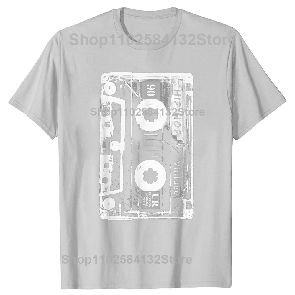 Funny Vintage Cassette Tape Hip Hop Music 80s 90s Retro Distressed T-shirt