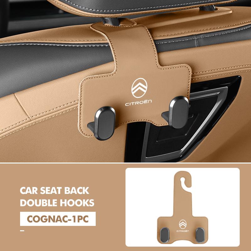 Car Seat Back Handbag Hook Storage Hanging Storage Fastener For Citroen C4 C3 C5 C1 C2 C6 VTS C4L DS3 DS4 DS5 Grand Berlingo akh256