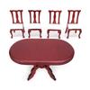 Doll House Chair Table Model Dining Set Realistic Table Dollhouses Chair Realistic Play Chair Realistic 1:12 Model Toy