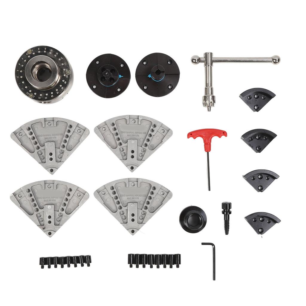 Lathe Chuck 3.75in 1INx8TPI Thread 4 Jaw Alloy Steel Wood Turning Chuck Set for Grinder Milling Drilling Machine