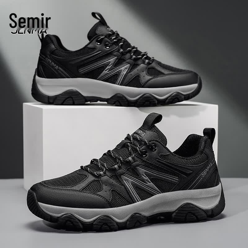 Senma Men s 2026 Summer Thick-Soled Dad Shoes M