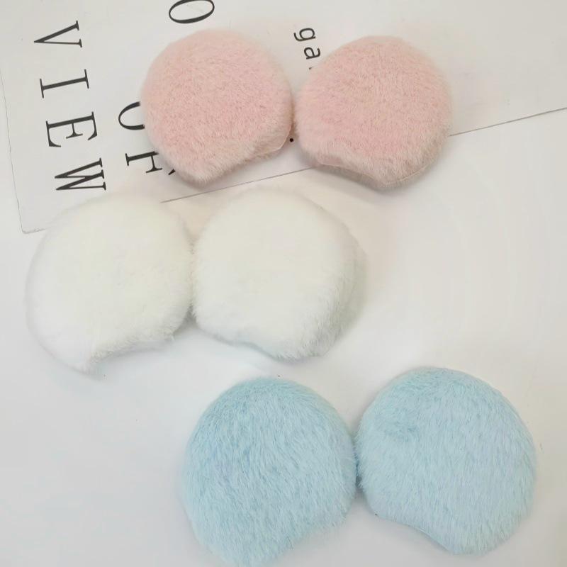 Doppelseitige Große Kaninchenfell Mickey Mouse Ohren Niedliche Handgemachte Haar-Accessoires Stirnband