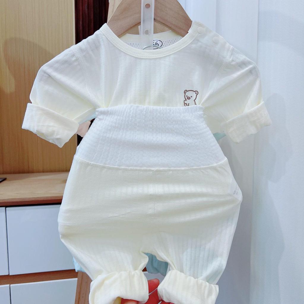 Baby Summer 2017 High-Waisted Belly Protection Pajamas - Infant Summer Style