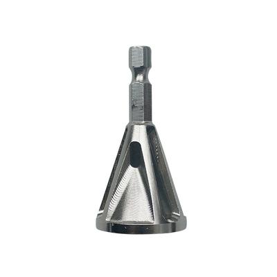 1pc Stainless Steel Deburring External Chamfer Tool Drill Bit Remove Burr Silver Accessories Hand Tools Woodworking