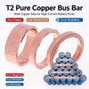 1 Roll Spot Welding Machine Battery Welders 5/10 Meters 18650 21700 Battery T2 Pure Copper Sheet Belt Strip Connector