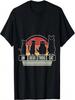 Retro Vintage Un Deux Trois Cat Funny T-Shirt