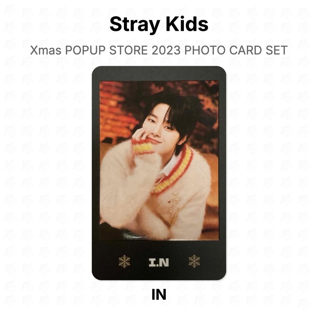 Stray Kids Xmas POPUP STORE 2023 PHOTO CARD SET Official Photocard