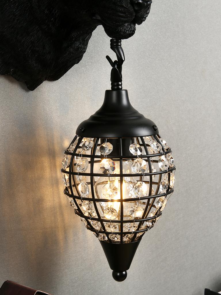 Animal Leopard Led Wall Lamp Living Room Decoration Corridor Lighting Designer Black Panther Wall Lights for Home Decor Fixtures