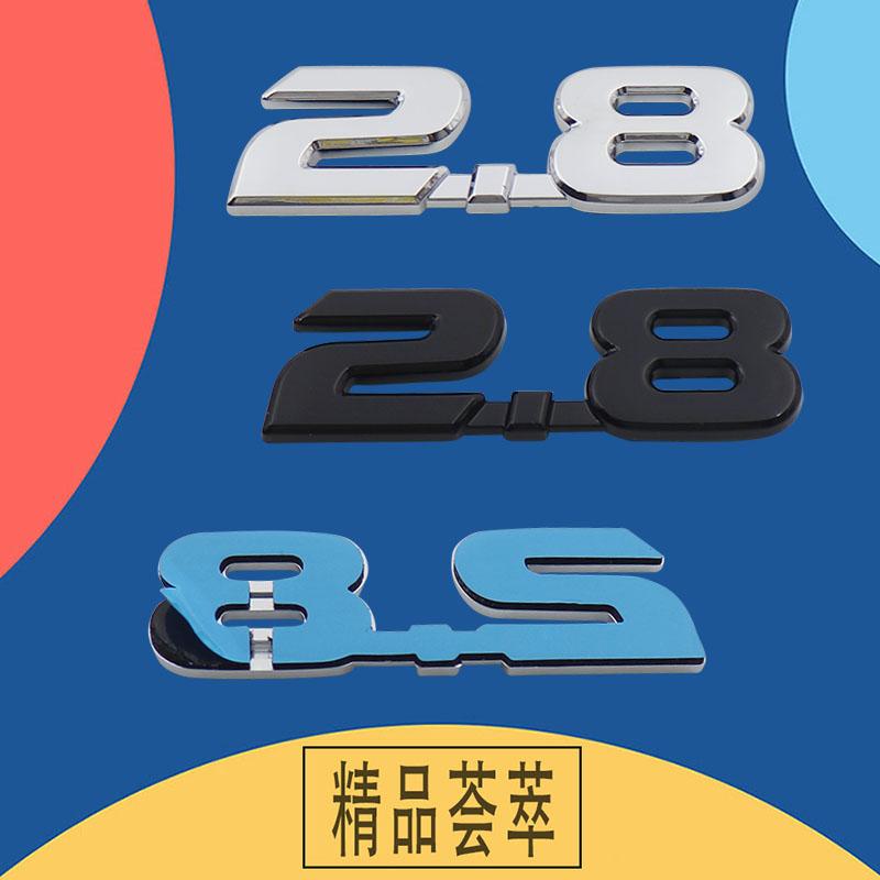 3D Premium 2.7 2.8 Letters for Japan Japanese SUV Off Road car Engine Hood Fender trunk Tail Rear Decal Emblem Badge Sticker