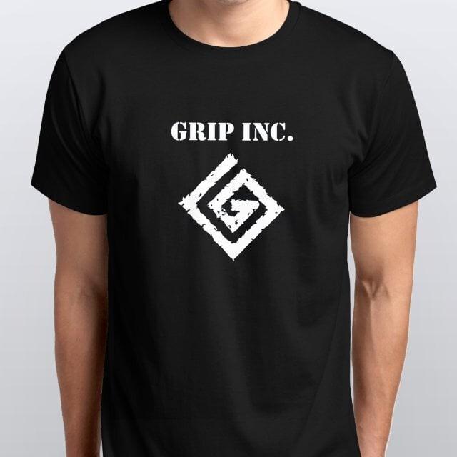 GRIP INC T-SHIRT All sizes S M L XL XXL colours Black, White DAVE LOMBARDO