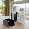 2pcs Durable Plastic Wall-Mounted Remote Control Holders - TV And Air Conditioner Remote Storage Box, Space-Saving Organizer.