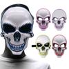 Horror Props Party Accessories White Skull Mask Luminous Mask Halloween Skull Mask Skull Helmet