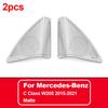 For Mercedes Benz Door Speaker Covers W213 W205 X253 GLC E C Class A-pillar Stainless Steel Matte Glossy Interior Accessories