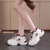 Lace-up Women Thick Bottom Sneakers 2026 Spring Autumn Breathable Soft Soled Sport Shoes Outdoor Non Slip Woman's Training Shoes