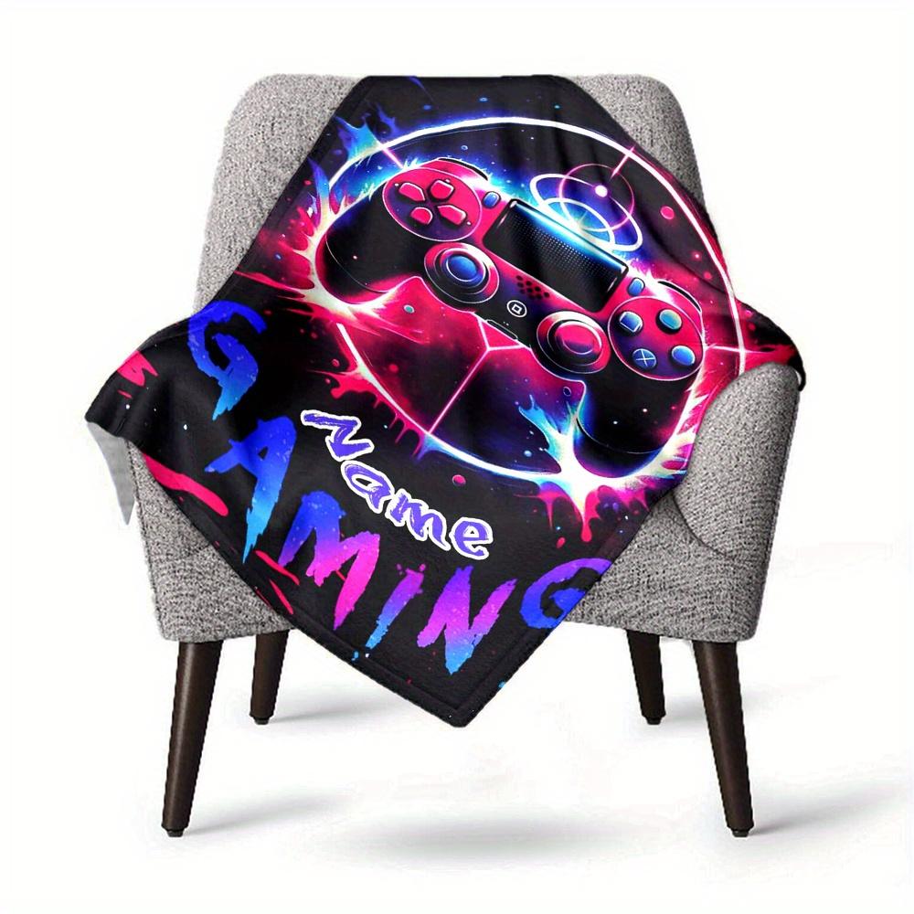 Gaming Controller Home Blankets Comfortable Soft Lightweight Multiseasonal Blanket For Picnics Sofas Offices Beds Living Rooms Perfect Gift For