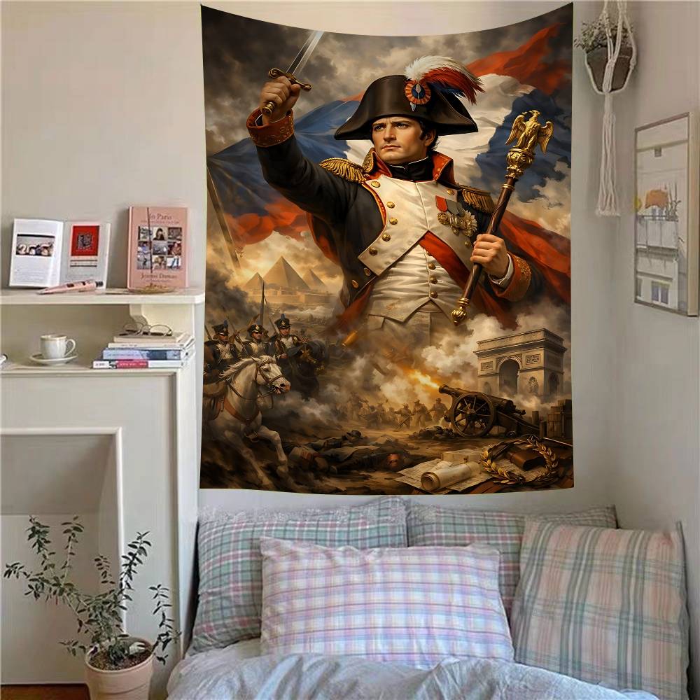 Napoleon Bonaparte Art Anime Tapestry Hanging Tarot Hippie Wall Rugs Dorm Home Decor