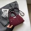 Matte vintage bag for ladies small square bag crossbody bag premium sense new fashion trend
