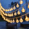 Solar LED String Lights Twinkle Fairy Lights Outdoor Waterproof Starry Neon Rope for Camping Night Market Stall Ambiance Warm White 10M 100LEDs