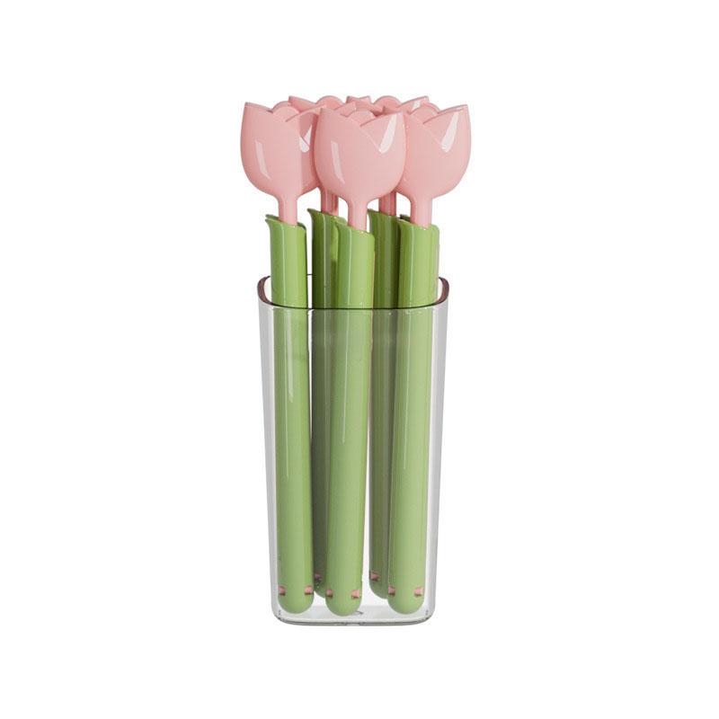 Tulip Shape Magnetic Sealing Clip Sealer Refrigerator Food Bag Clip Moisture-proof Fresh-keeping Clip Milk Powder Snack Clip