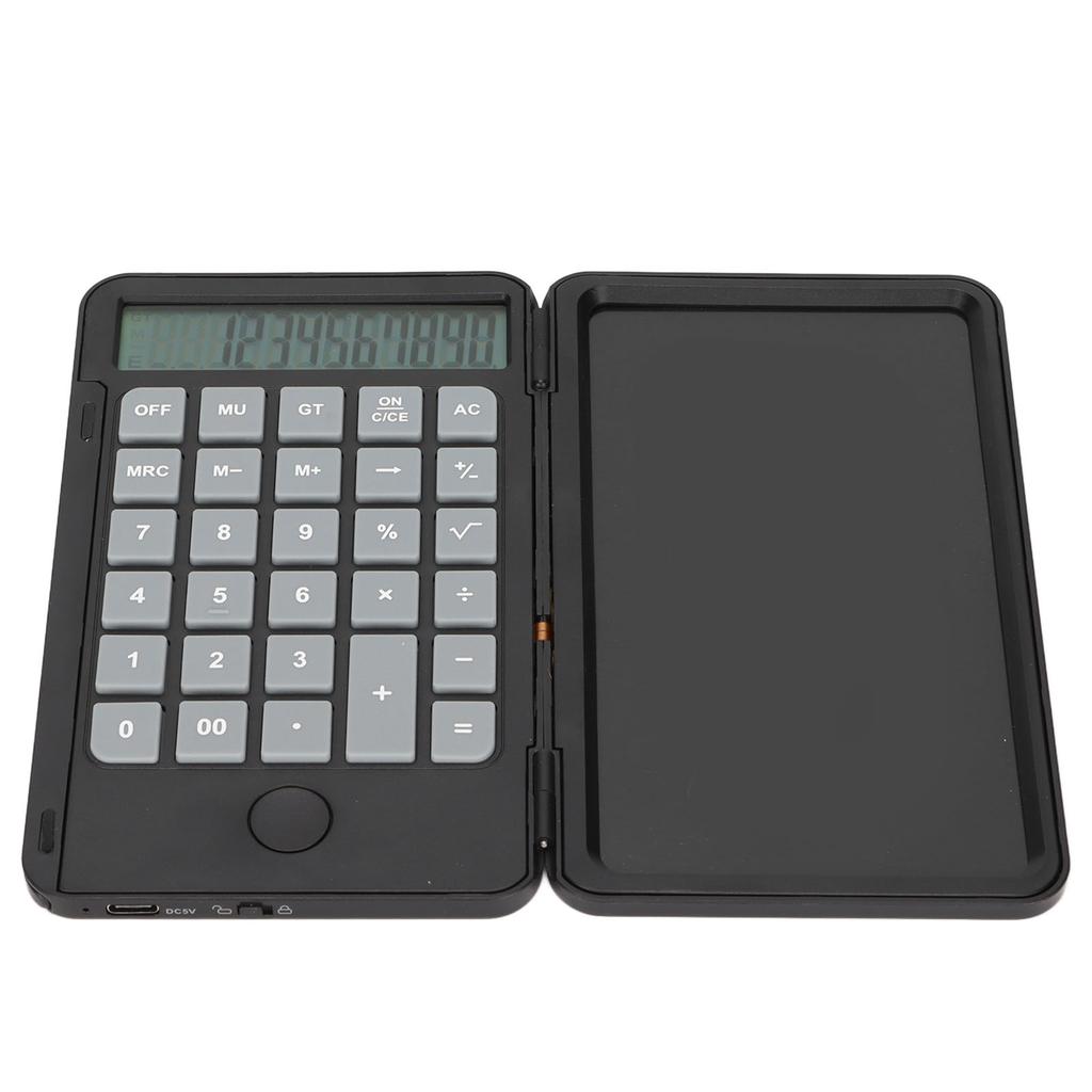 Calculator Notepad 2 In 1 6.5in Small Portable Noiseless Button Reusable Eyesight Protection Pocket Calculator