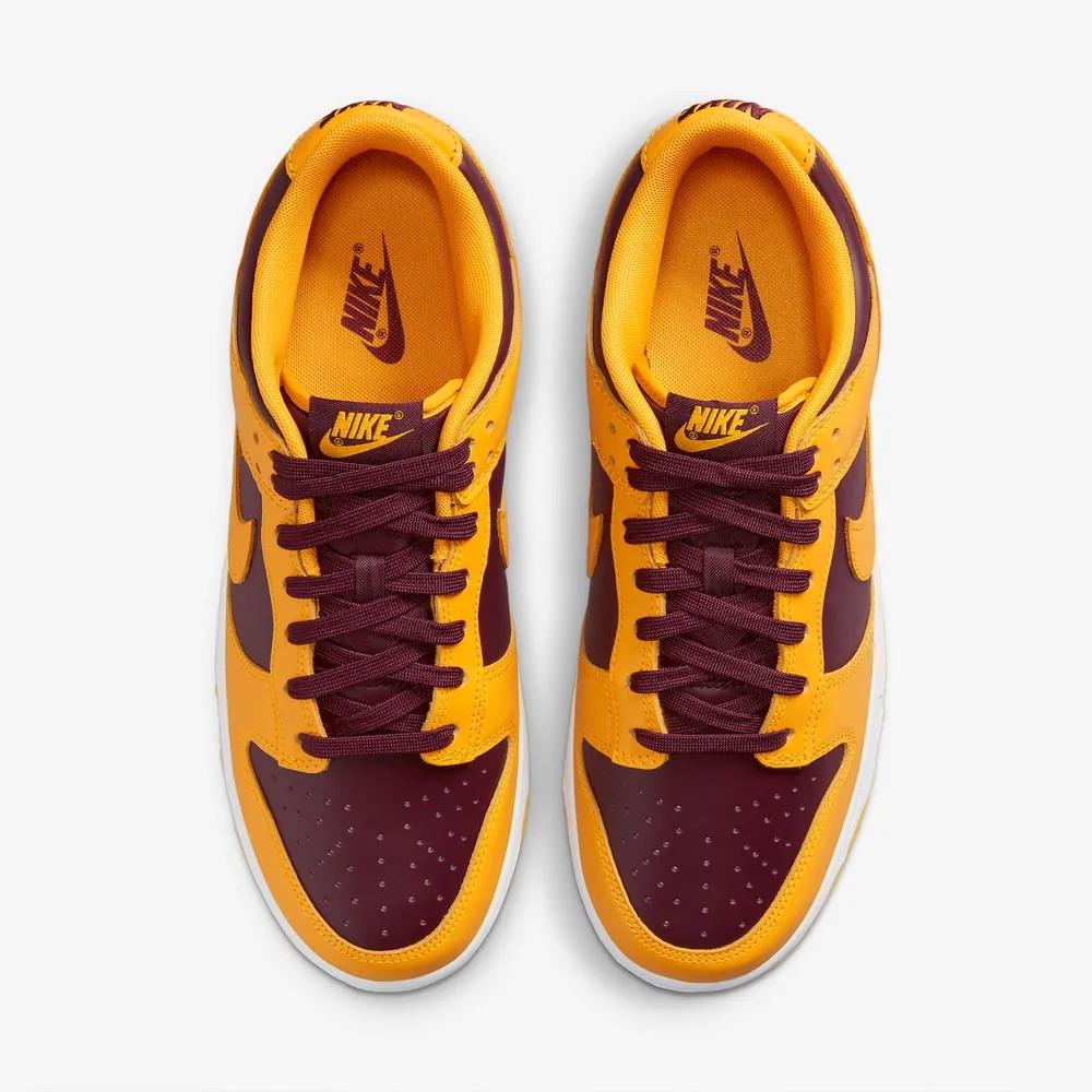 Nike Dunk Low University Gold and Deep Maroon DD1391-702