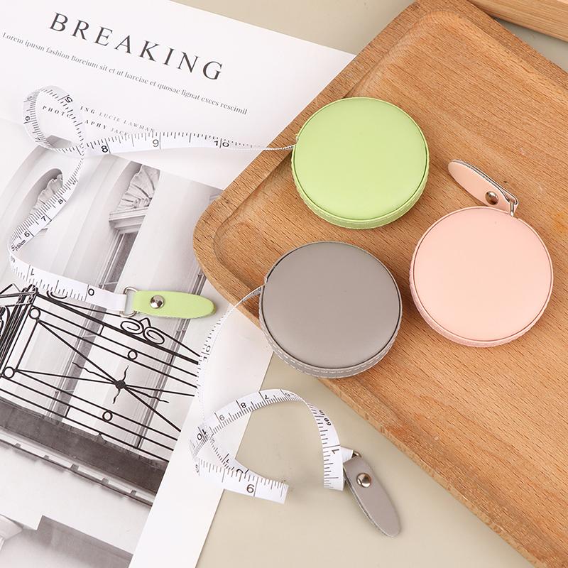 1Pc 1.5M Portable Retractable Vintage Style Mini Tape Nostalgia Measure Ruler Retro Sewing Centimeter Inch Roll Tape