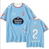 Maillot de Football pour Fan du Royal Vigo Celta Saison 26-27 Impression 3D Séchage Rapide Entraînement Sportif Haut à Manches Courtes