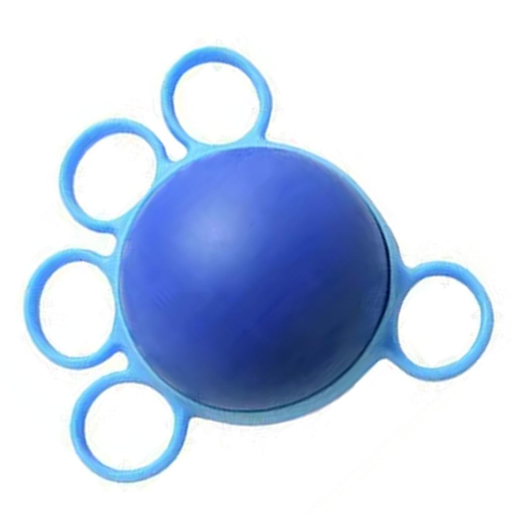 Finger Exerciser Ball Elastic PU Silicone Hand Therapy Grip Strengthener Ball for Climbing Basketball Training