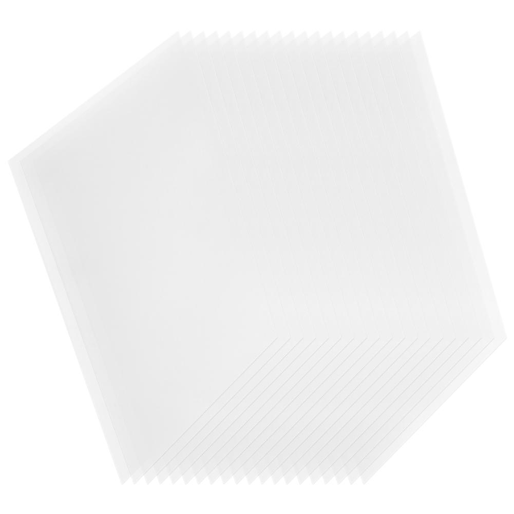 20Pcs Shrink Film Semitransparent Heat Shrinkable HandPainted  Sheet 0.2mm 20145#