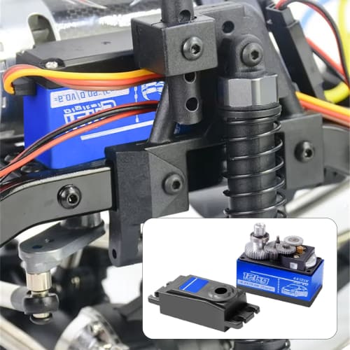 Kodrily 12KG Digital Servo for RC Drift Cars, High Torque Metal Short Servo Pack with Screws, Strong Anti-Interference