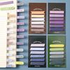 120Pcs Creative Gradient Color Sticky Notes Set Large Capacity Tearable Color N Times Stickers DIY Handbook Decorative Memo Pad