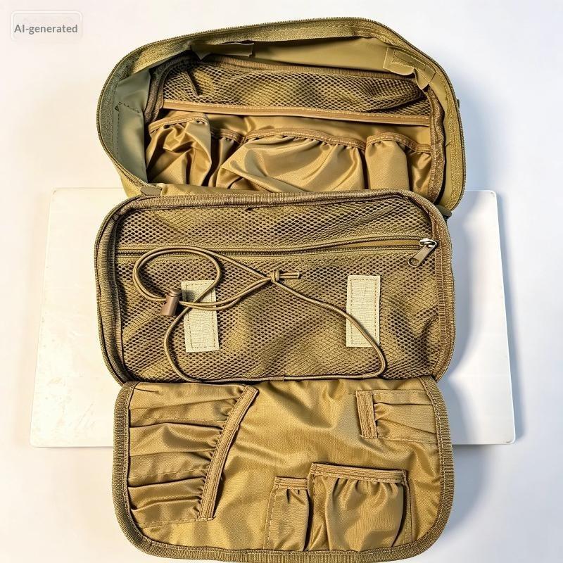 Men's Durable Tactical Outdoor Bag 1PC Lightweight Oxford Fabric Shoulder Pouch for Hiking Hunting Fishing Daily Commute