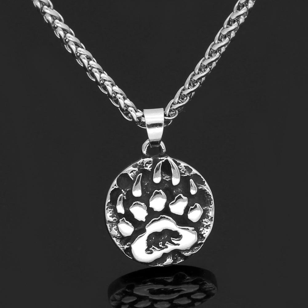 Viking Hammer Stainless Steel Necklace - Men's Domineering Jewelry Accessory