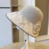 WTEMPO Big Bow Large Brim Sun Hats Seaside Travel Holiday Hats Beach Sunscreen Fabric Hats for Female In Summer