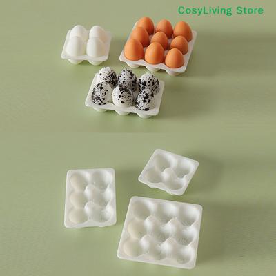 1/12 Miniature Egg Tray Egg Box Model Kitchen Eggs Food Decoration Life Scene Decor Accessories
