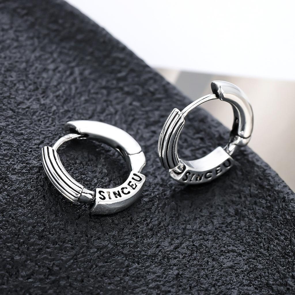 Stud Earrings Men's Trendy Ear Buckles Personalized Versatile Earrings Women's High-end Jewelry Accessories Earrings