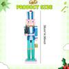 Christmas Nutcracker Decor Traditional Ornament Nutcracker Figure Statue for Shelves Party Decor Countertop Festival Present