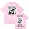 T-shirt Moda Olivia Dean L'Arte di Amare T-shirt Cotone Ampia Unisex T-shirt Unisex Casual Girocollo Stampa Lettere Abbigliamento Femminile