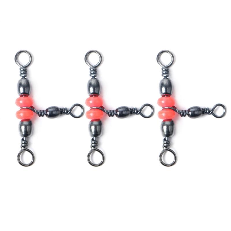 140 Stück Angelschnurverbinder Tackle Snap Wirbel Schieber Lagerwirbel Angelwirbel für Forellenangeln