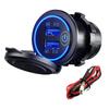 Quick Charge 3.0 Dual USB Car Charger Waterproof 12V/24V QC3.0 USB Fast Charger Socket Power Outlet with Touch Switch