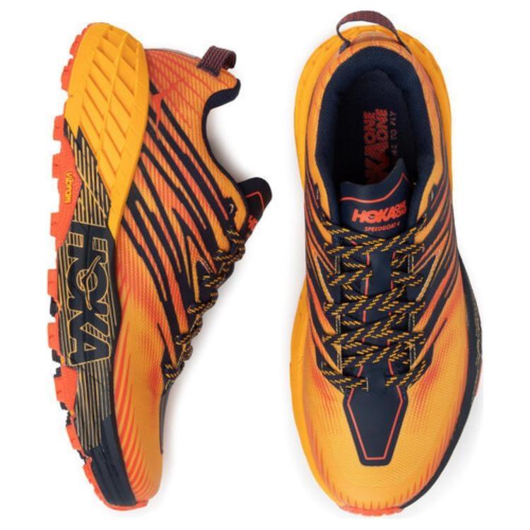 HOKA One One Speedgoat 4 'Gold Fusion Black Iris' Men's 1106525-GFBI