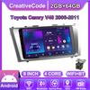 Android Car-Play Car Radio For Toyota Camry V40 2006-2011 Multimedia Player Head Unit Stereo GPS Navigation BT WIFI,2+64GB